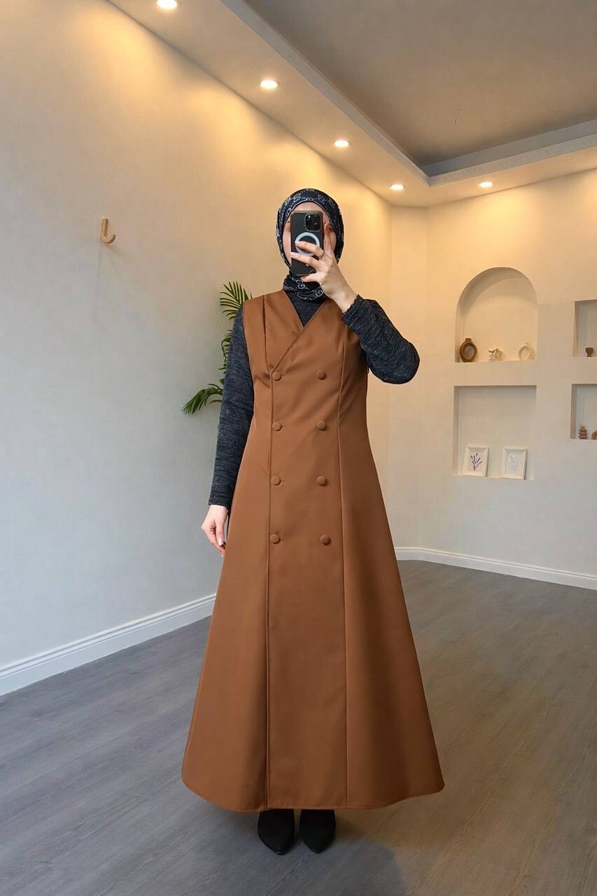 FOR YOU MODA - 4570-21PX-5 فستان قطعتين-جوزي (1)