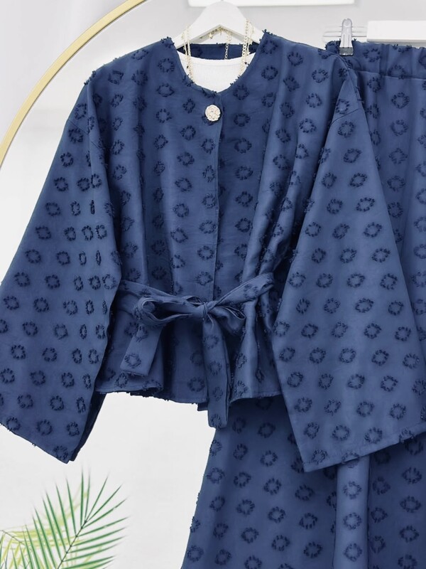 FOR YOU MODA - 4670-5M- 4سوت تنوره -نيلي (1)