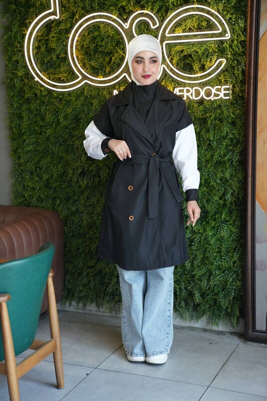 FOR YOU MODA - 5040-1-11S_ ترانش قطعتين اسود (1)