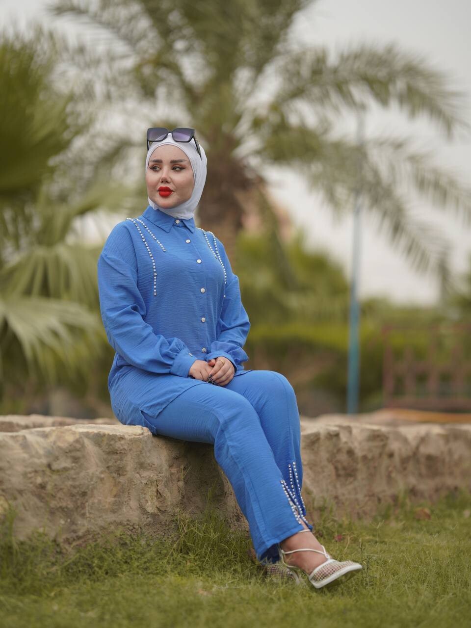 5348-17M-3 طقم قطعتين - ازرق - Thumbnail