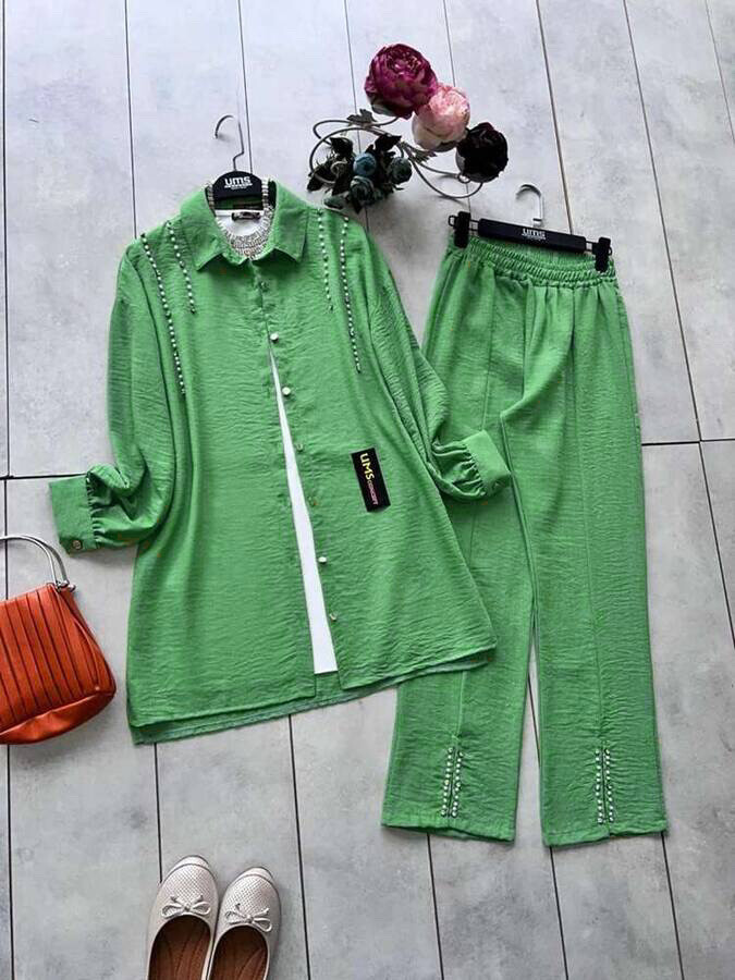 UMS - 5348-17M-4 طقم قطعتين - اخضر UMS - 5348-17M-4 طقم قطعتين - اخضر