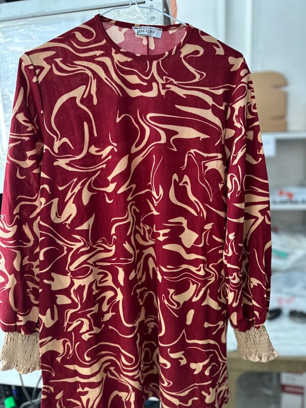 TC - 6360-90S-1 تونيك احمر 