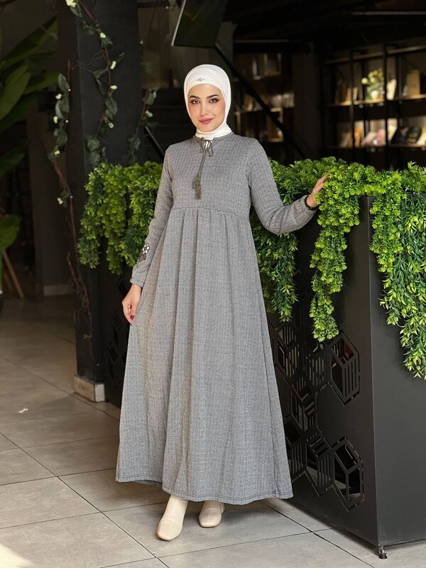 FOR YOU MODA - 7056-61P-4 فستان FOR YOU MODA - 7056-61P-4 فستان