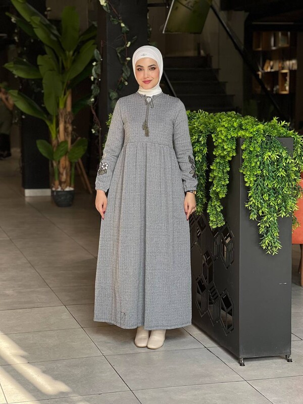 FOR YOU MODA - 7056-61P-4 فستان (1) FOR YOU MODA - 7056-61P-4 فستان (1)