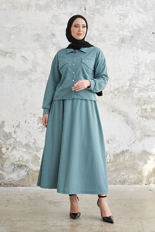 UMS - 7775-1B-6 طقم قطعتين - فستقي (1)