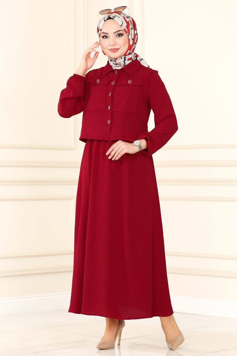 8111-81F-6 طقم 3 قطع - احمر - Thumbnail