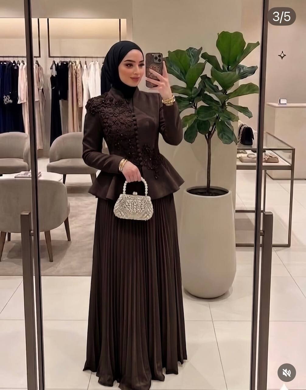 FOR YOU MODA - 8804-17G-2-طقم تنورة جوزي