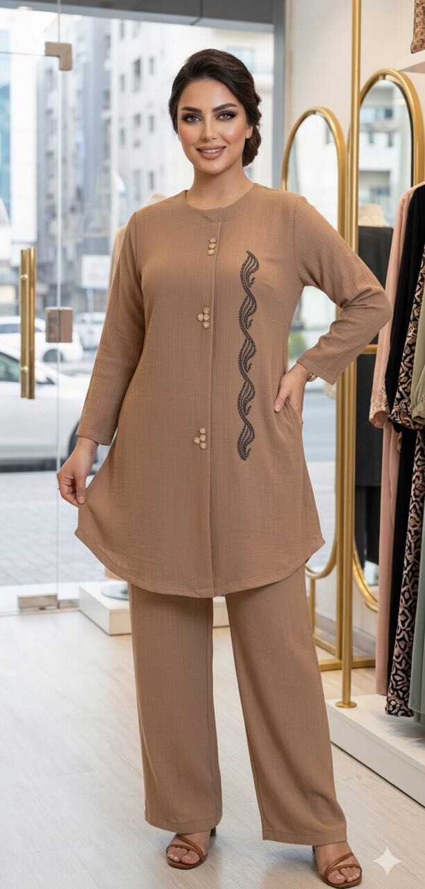 FOR YOU MODA - 9863-33k-2سوت قطعتين -جوزي